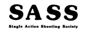 SASS SINGLE ACTION SHOOTING SOCIETY logo
