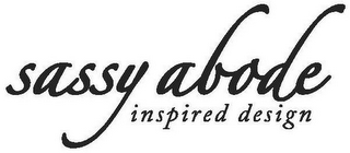 SASSY ABODE INSPIRED DESIGN logo