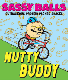 SASSY BALLS OUTRAGEOUS PROTEIN PACKED SNACKS SB NUTTY BUDDY logo