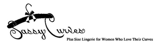 SASSY CURVES PLUS SIZE LINGERIE FOR WOMEN WHO LOVE THEIR CURVES logo