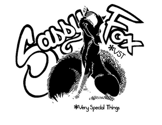 SASSY FOX *VST *VERY SPECIAL THINGS logo