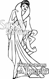SASSY SURVIVOR MAKING AWARENESS A PRIORITY logo