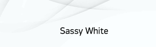 SASSY WHITE logo