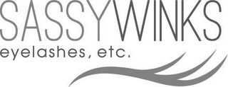 SASSY WINKS EYELASHES, ETC. logo