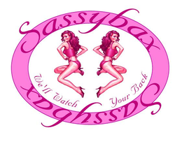 SASSYBAX WE'LL WATCH YOUR BACK logo