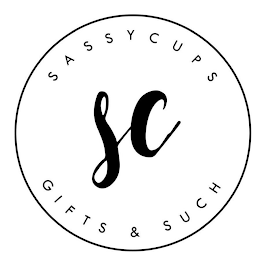 SASSYCUPS SC GIFTS & SUCH logo