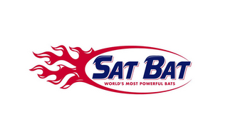 SAT BAT WORLD'S MOST POWERFUL BATS logo