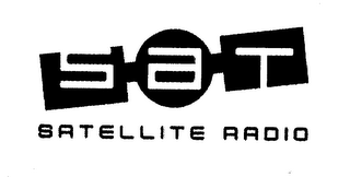 SAT SATELLITE RADIO logo