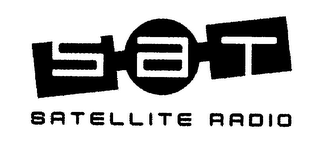 SAT SATELLITE RADIO logo