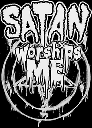 SATAN WORSHIPS ME logo