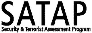 SATAP SECURITY AND TERRORIST ASSESSMENT PROGRAM logo