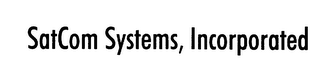 SATCOM SYSTEMS, INCORPORATED logo