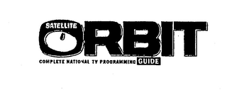 SATELLITE ORBIT COMPLETE NATIONAL TV PROGRAMMING GUIDE logo