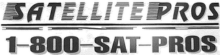 SATELLITE PROS 1-800-SAT-PROS logo