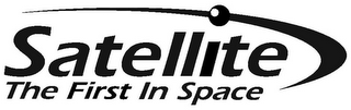 SATELLITE THE FIRST IN SPACE logo
