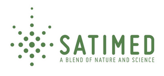 SATIMED A BLEND OF NATURE AND SCIENCE logo