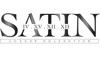 SATIN IV. XV. XII. XII LUXURY COLLECTION logo