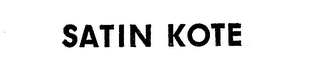 SATIN KOTE logo