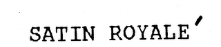 SATIN ROYALE' logo