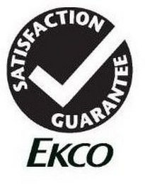 SATISFACTION GUARANTEE ECKO logo