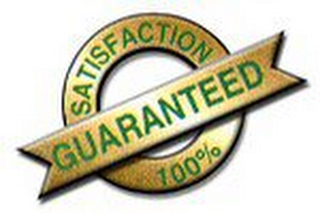 SATISFACTION GUARANTEED 100% logo