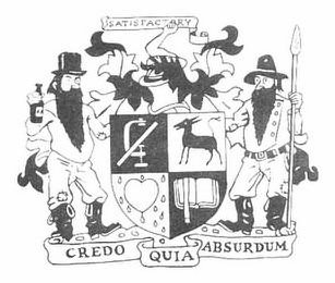 SATISFACTORY CREDO QUIA ABSURDUM logo