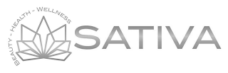 SATIVA BEAUTY HEALTH WELLNESS logo