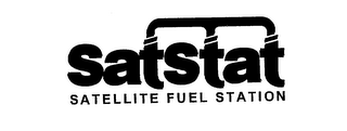 SATSTAT SATELLITE FUEL STATION logo