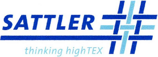 SATTLER THINKING HIGH TEX logo