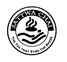 SATTWA CHAI THE TEA THAT STIRS THE MAKER logo