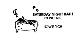 SATURDAY NIGHT BATH CONCERTS HOWIE RICH logo
