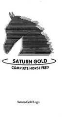 SATURN GOLD COMPLETE HORSE FEED logo