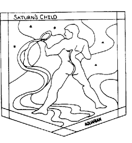 SATURN'S CHILD AQUARIAN logo