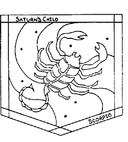 SATURN'S CHILD SCORPIO logo