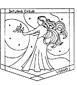 SATURN'S CHILD VIRGO logo