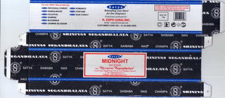 SATYA NAG CHAMPA TRY OUR OTHER NEW PRODUCTS: SATYA PATCHOULI FOREST SANDALWOOD CELESTIAL SUNRISE BLESSINGS JASMINE BLOSSOM ROMANCE FORTUNE RAIN FOREST SATYA REKINDLING YOUR THIRST FOR FINE FRAGRANCE S SSS SHRINIVAS SUGANDHALAYA SATYA SAIBABA NAG CHAMPA SRINIVAS SUGANDHALAYA SATYA MIDNIGHT SHRINIVAS SUGANDHALAYA logo