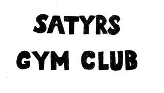SATYRS GYM CLUB logo