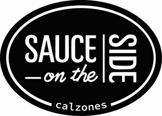 SAUCE ON THE SIDE CALZONES logo