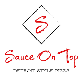 SAUCE ON TOP DETROIT STYLE PIZZA logo