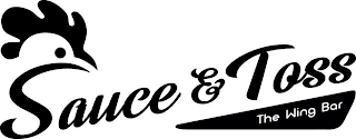 SAUCE & TOSS THE WING BAR logo
