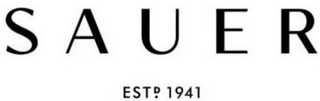 SAUER ESTD 1941 logo