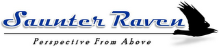 SAUNTER RAVEN PERSPECTIVE FROM ABOVE logo