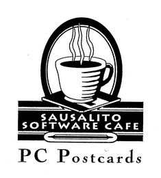 SAUSALITO SOFTWARE CAFE PC POSTCARDS logo