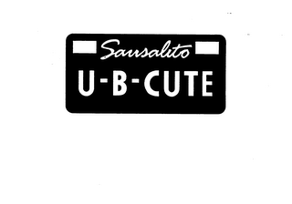 SAUSALITO U-B-CUTE logo