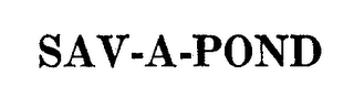 SAV-A-POND logo
