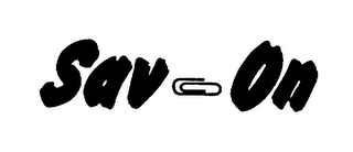 SAV ON logo