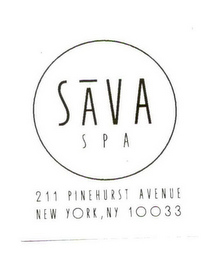 SAVA SPA 211 PINEHURST AVENUE NEW YORK, NY 10033 logo