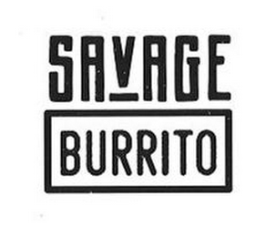 SAVAGE BURRITO logo