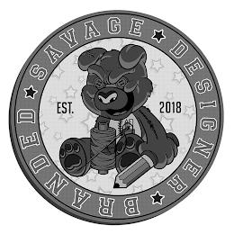 SAVAGE DESIGNER BRANDED EST. 2018 logo