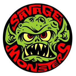 SAVAGE MONSTERS logo